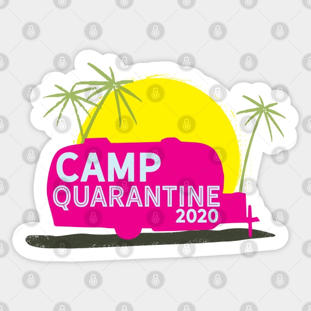 Camp Quarantine Bambi Style 2020 Sticker by Camp Happy Hour